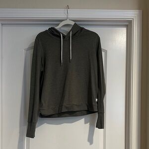 Vuori Green hooded sweater